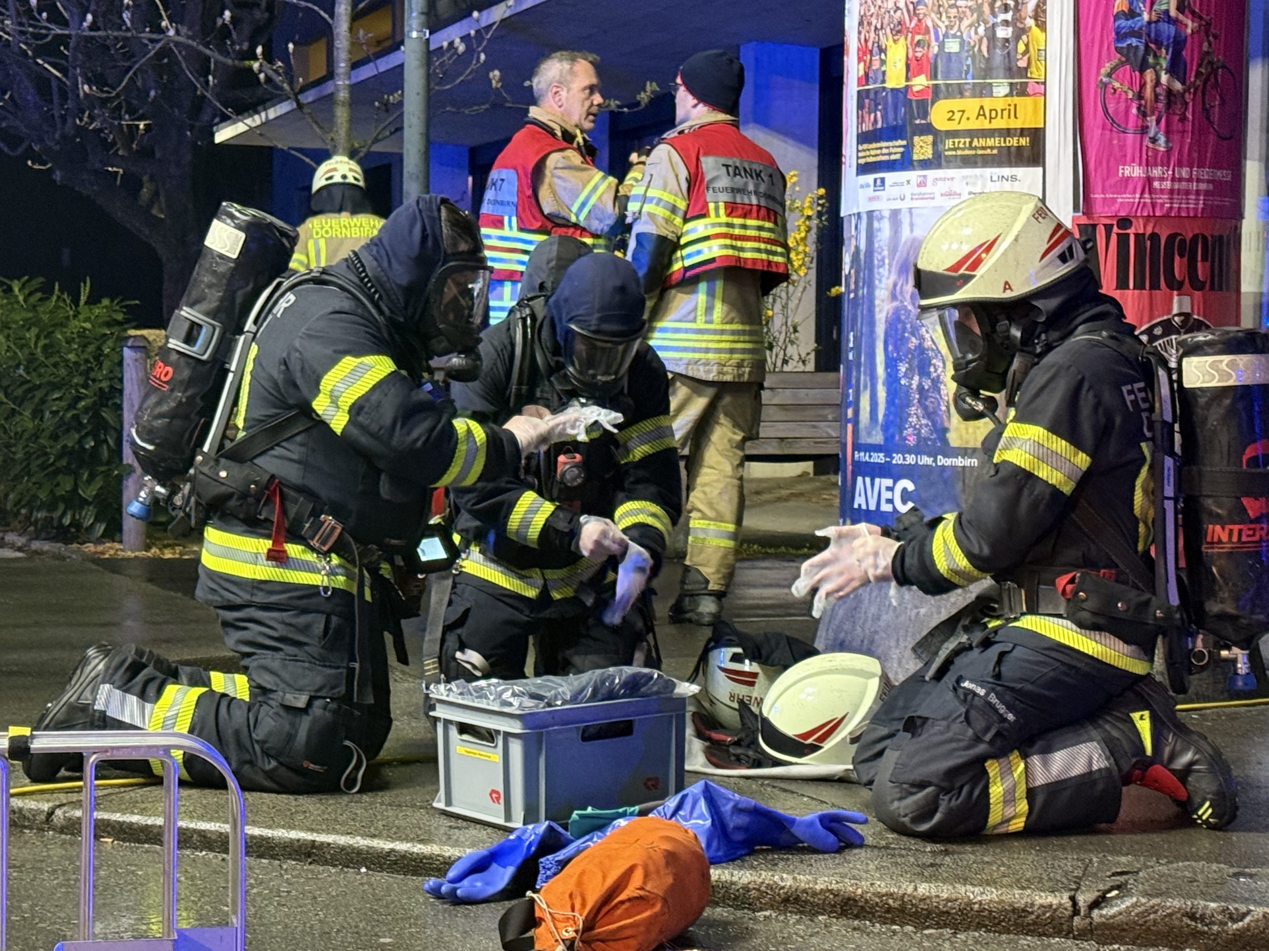 Zwei Personen ins LKH nach Brand in Dornbirner Wohnung