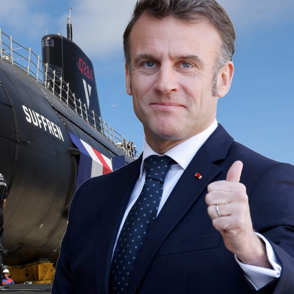 Macron: "Unser Land und unser Kontinent müssen sich weiterhin verteidigen."