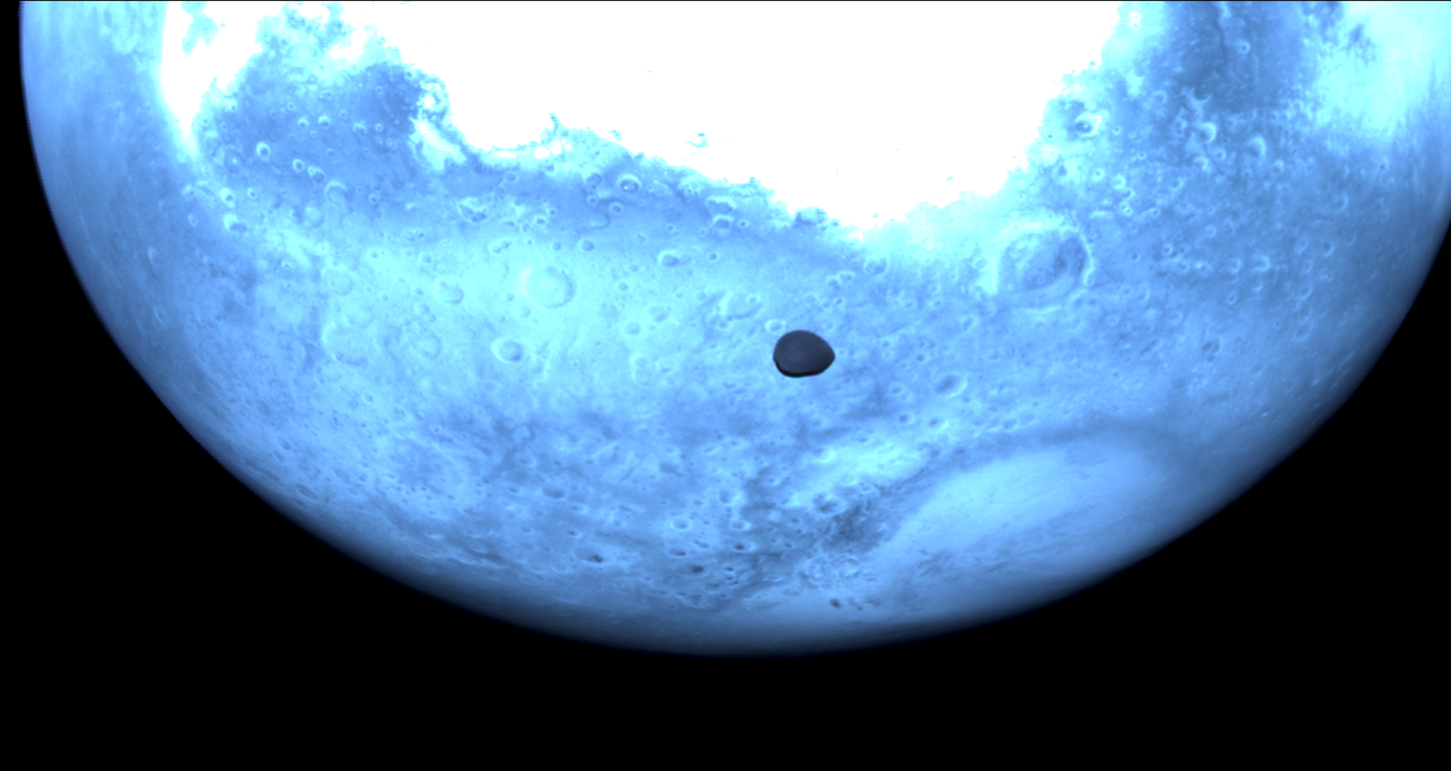 Mars und Deimos.