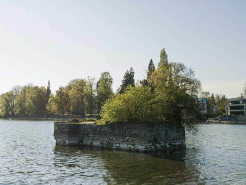 Kleinste Bodensee-Insel soll vor Zerfall gerettet werden
