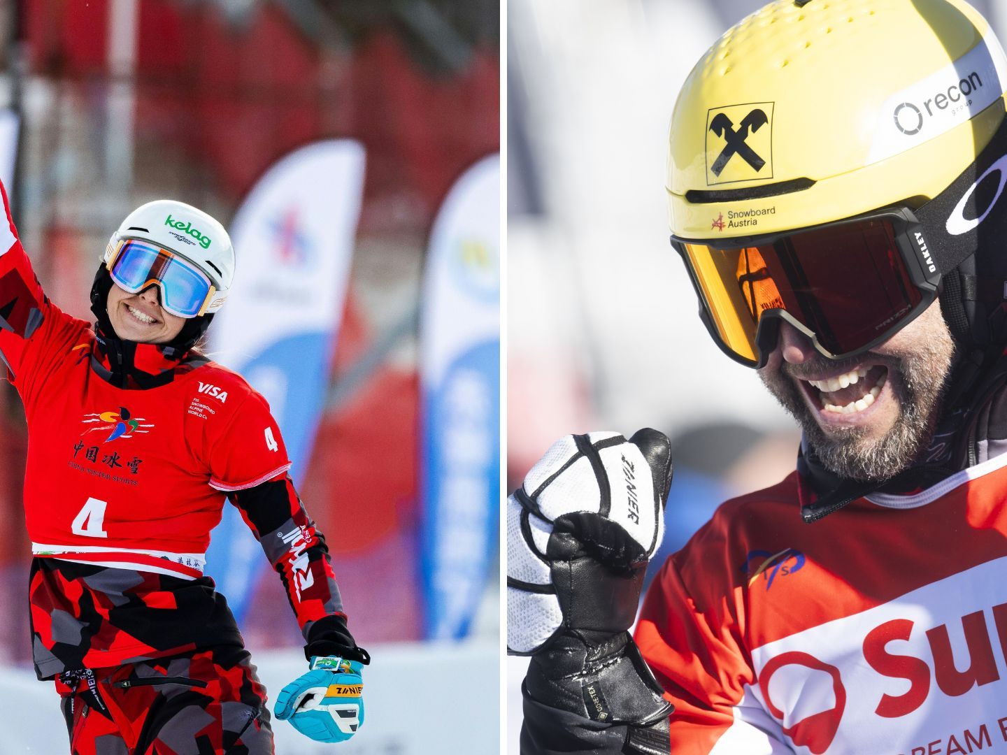 Sabine Payer und Andreas Prommegger holen die Bronze-Medaille. Sabine Payer und Andreas Prommegger holen die Bronze-Medaille.