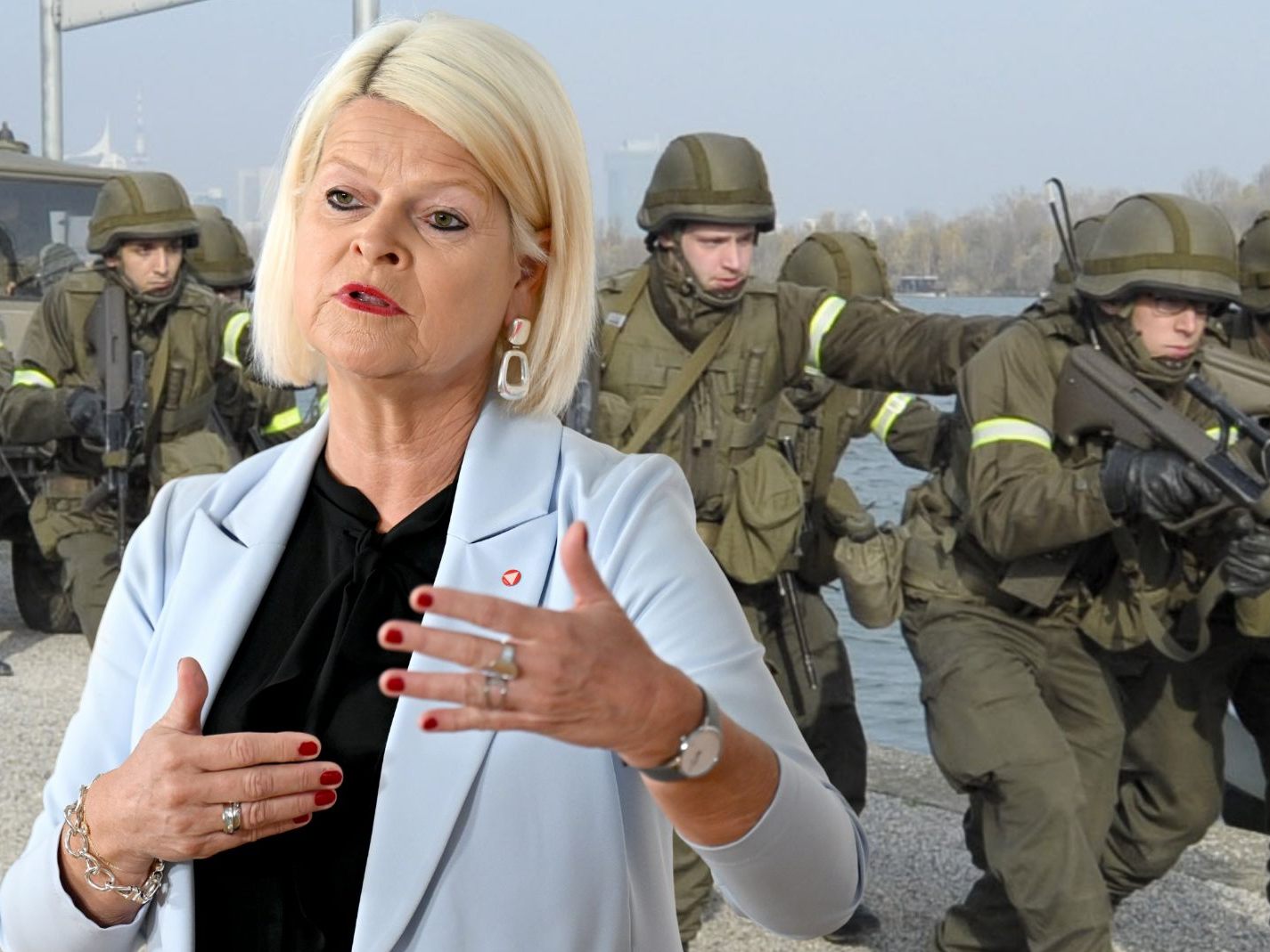 Die sechs Monate Grundwehrdienst seien "wirklich sehr kurz", meinte Verteidigungsministerin Klaudia Tanner (ÖVP). Die sechs Monate Grundwehrdienst seien "wirklich sehr kurz", meinte Verteidigungsministerin Klaudia Tanner (ÖVP).