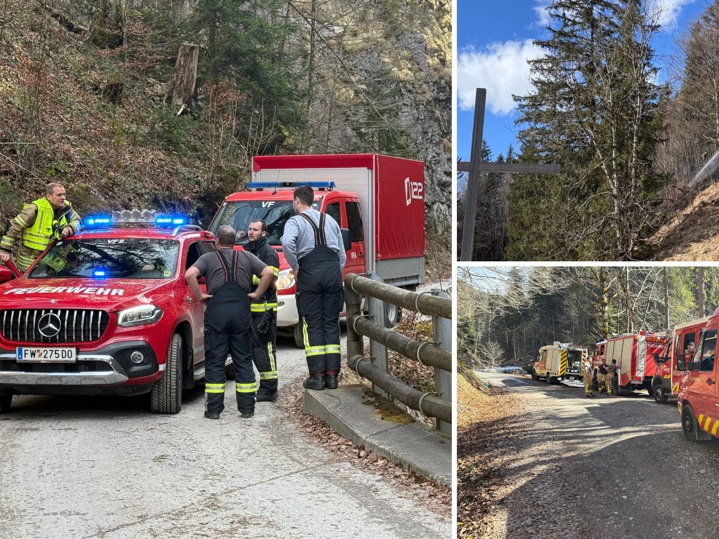 Waldbrand auf der Kobelalp