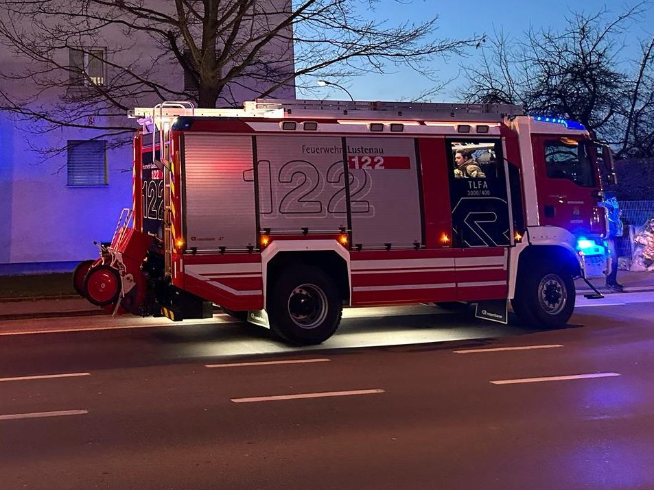 Einsatz in Lustenauer Bahnhofstraße