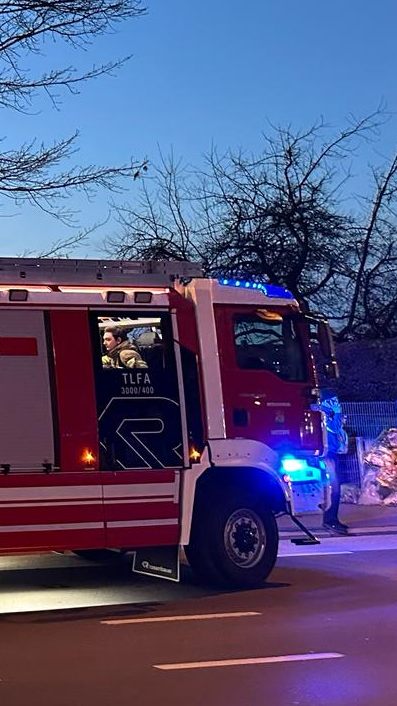 Einsatz in Lustenauer Bahnhofstraße