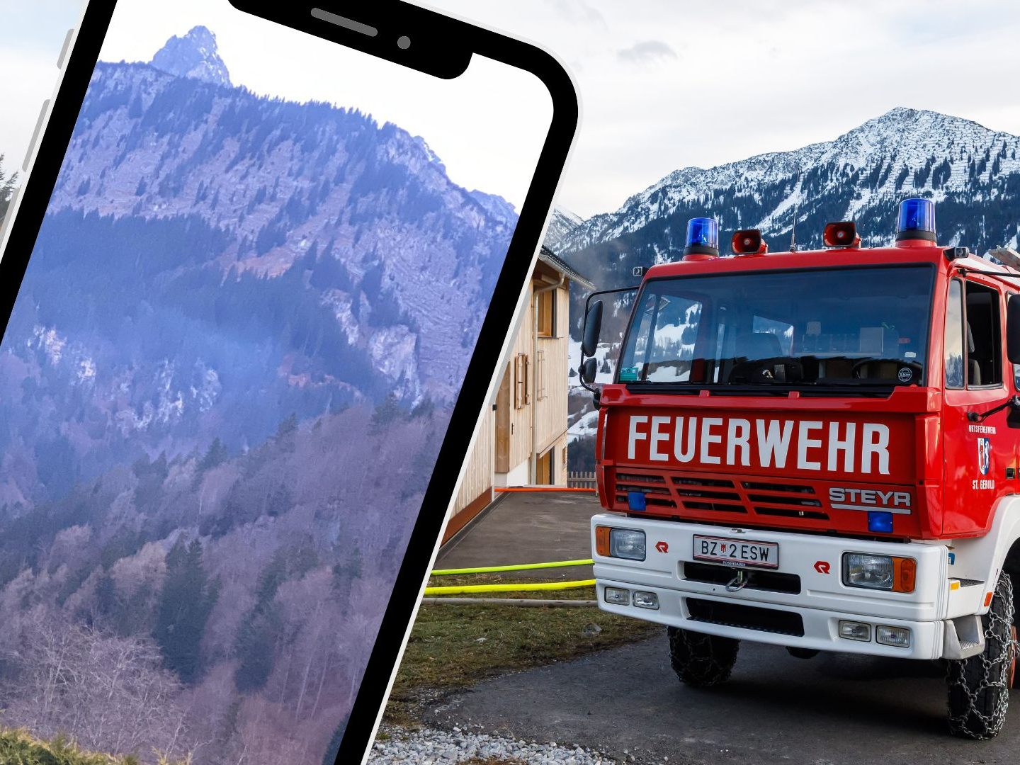 In Dalaas ist es zu einem Flurbrand gekommen. In Dalaas ist es zu einem Flurbrand gekommen.
