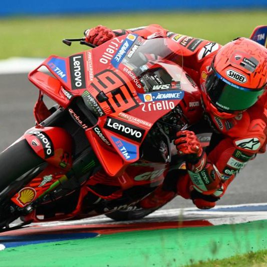 Marc Marquez (Ducati) beim Training in Termas de Rio Hondo.