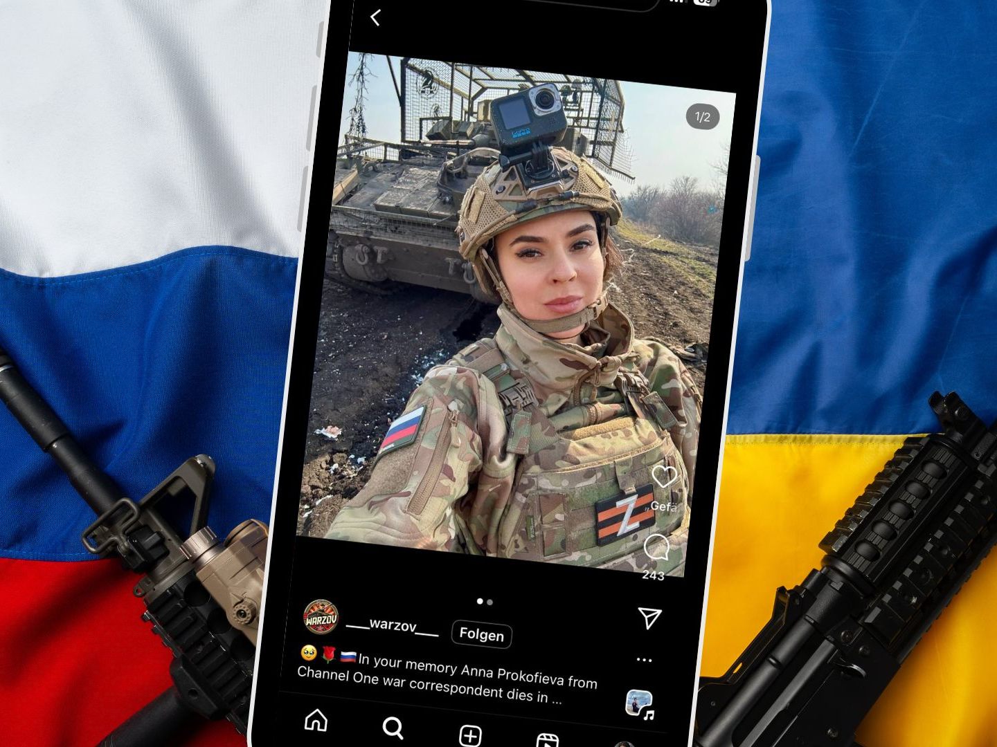 Russische Kriegsreporterin Prokofjewa stirbt im Einsatz – Kreml unter Schock.