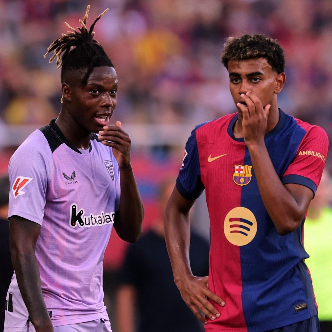 Nico Williams und Lamine Yamal.