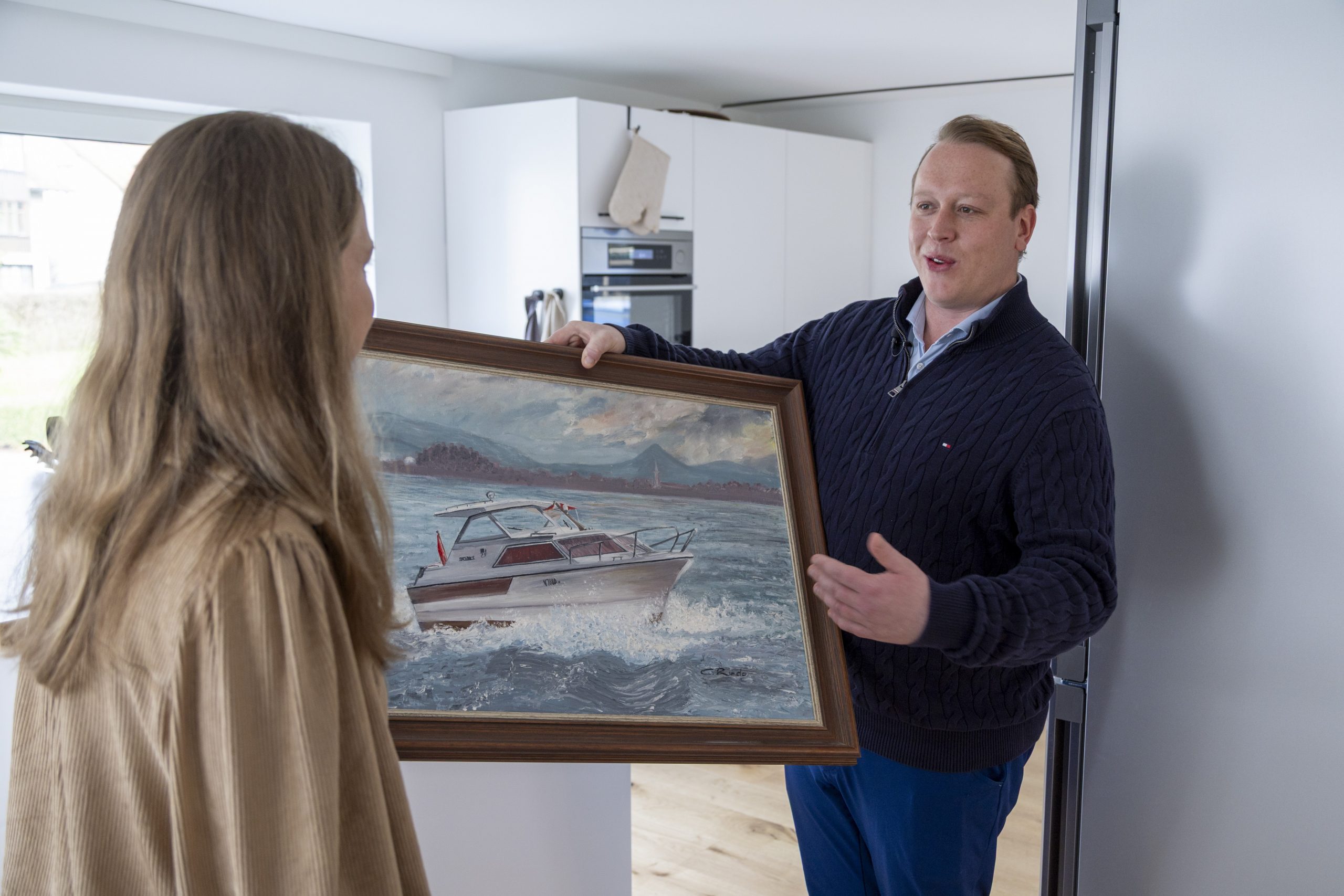 Auf dieses Bild ist Bickel besonders stolz: Es zeigt das Motorboot seiner Familie. Auf dieses Bild ist Bickel besonders stolz: Es zeigt das Motorboot seiner Familie.
