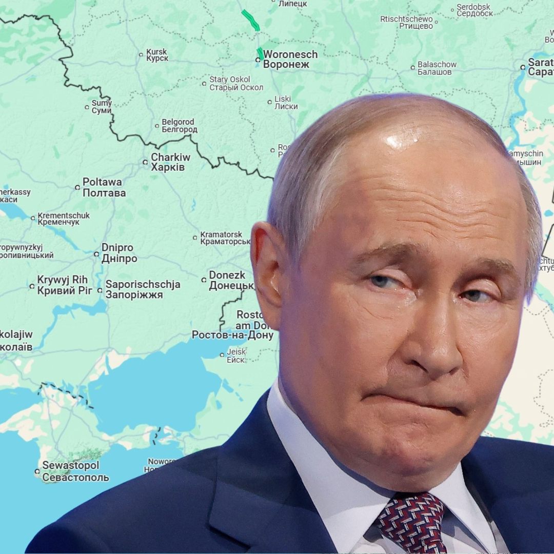 Wladimir Putin stell Gebietsforderungen an die Ukraine.