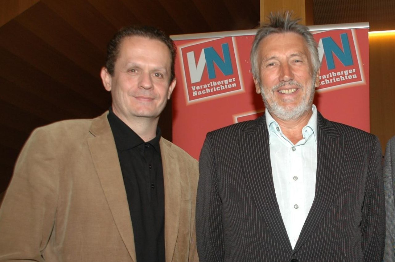 Ein Bild aus dem Jahr 2007: Hartmut Hofer und Christian Brückner. Ein Bild aus dem Jahr 2007: Hartmut Hofer und Christian Brückner.