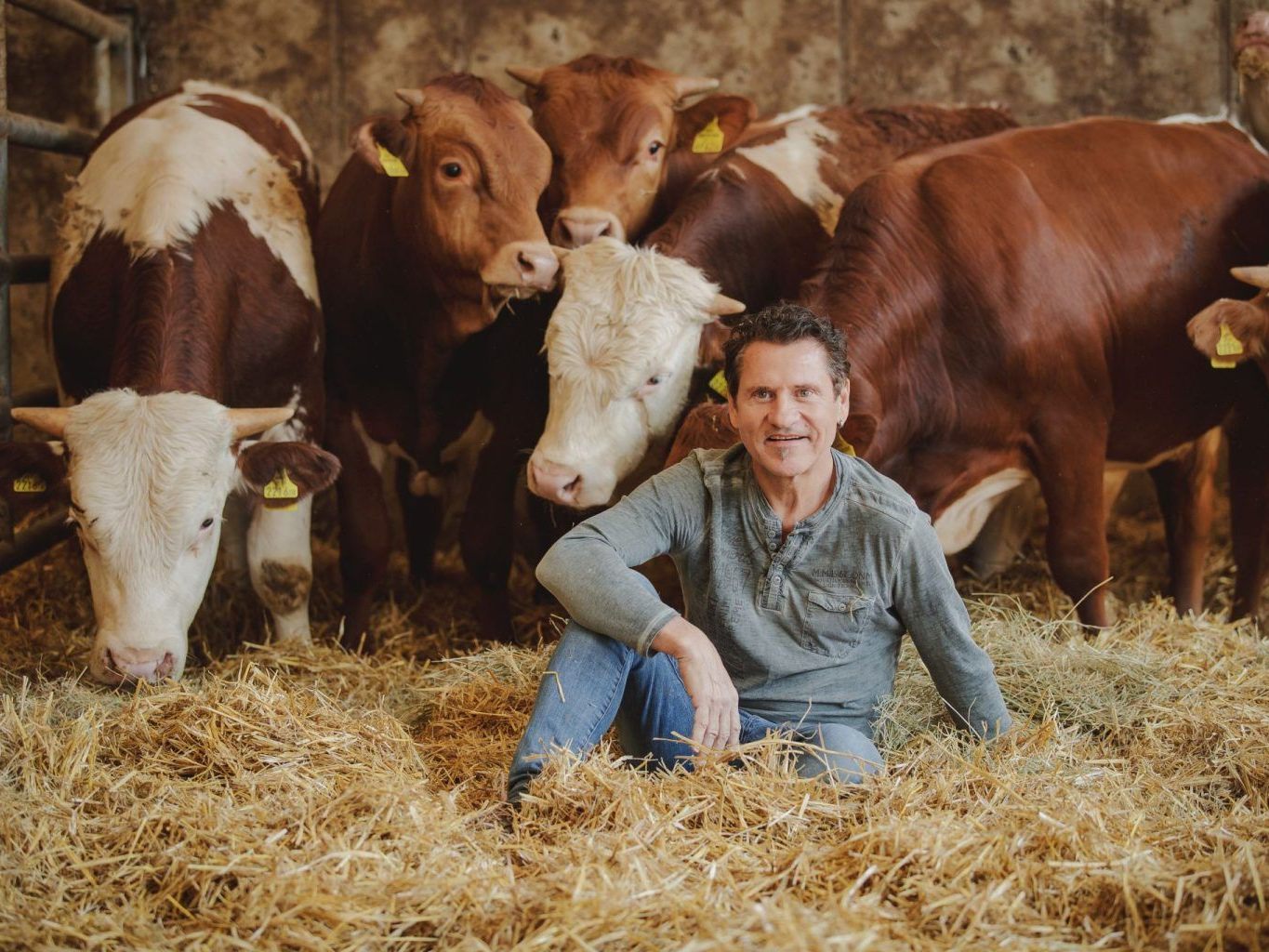 Tierarzt und Landwirt Christoph Haller.