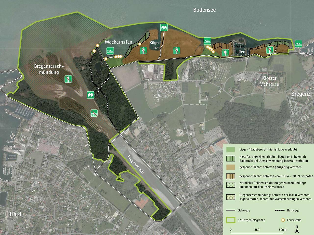 Das Naturschutzgebiet „Mehrerauer Seeufer – Bregenzerachmündung“ Das Naturschutzgebiet „Mehrerauer Seeufer – Bregenzerachmündung“