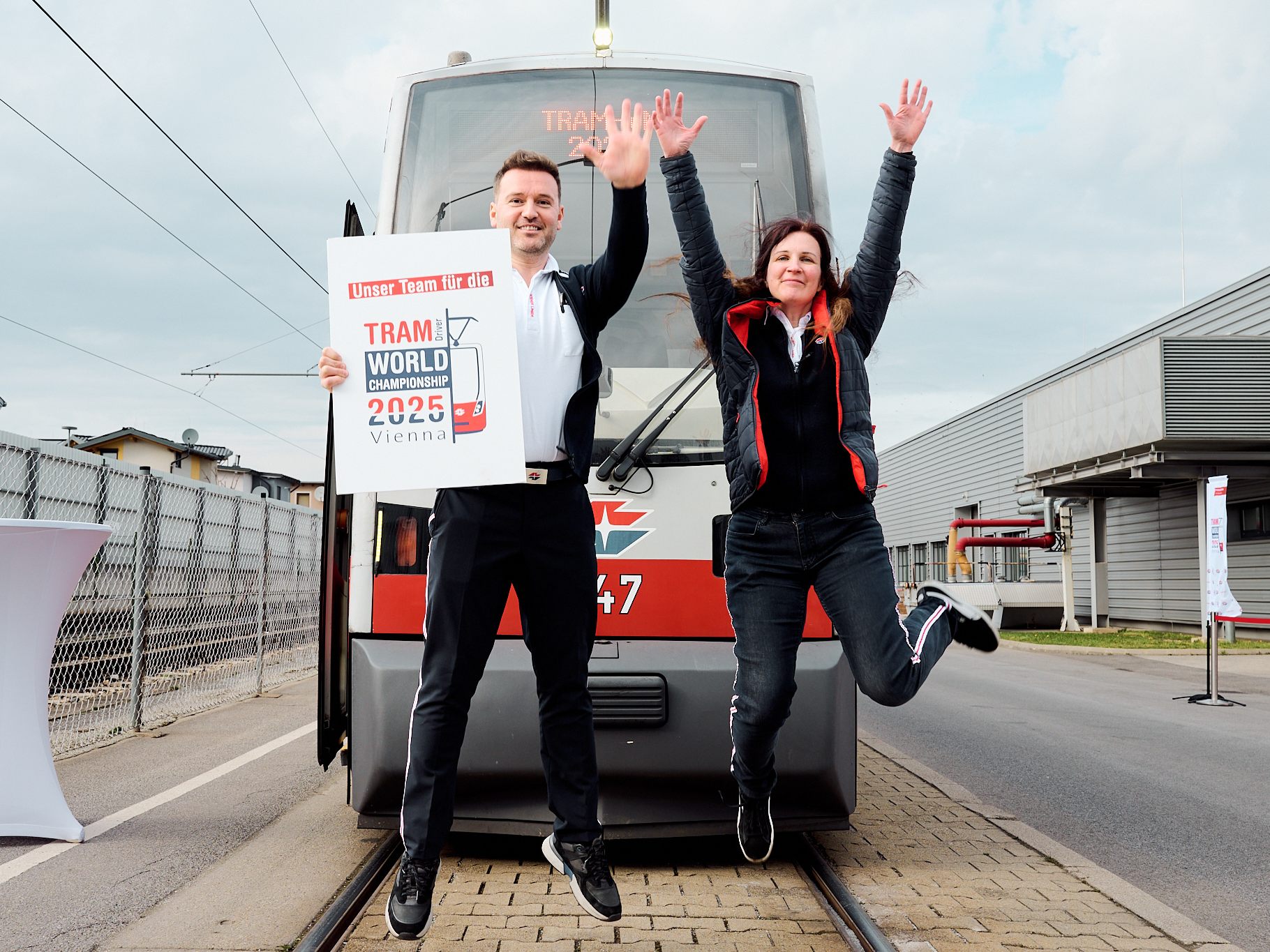 Die Wiener Linien kürten ihr Team für die Tram-WM im Herbst. Die Wiener Linien kürten ihr Team für die Tram-WM im Herbst.