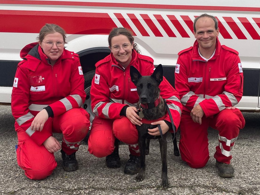 Suchhund Fanny entdeckte die Vermisste in Niederösterreich.