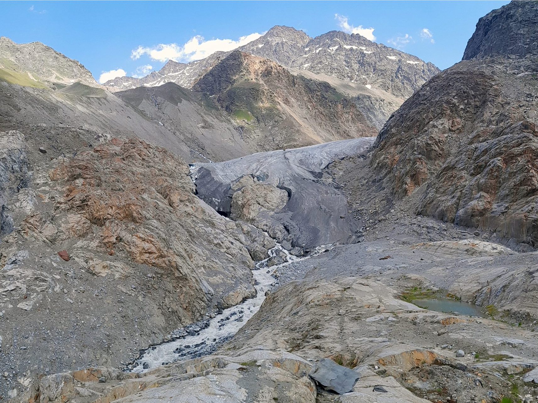 Der Klimawandel frisst Tirols Gletscher rapide weg. Der Klimawandel frisst Tirols Gletscher rapide weg.