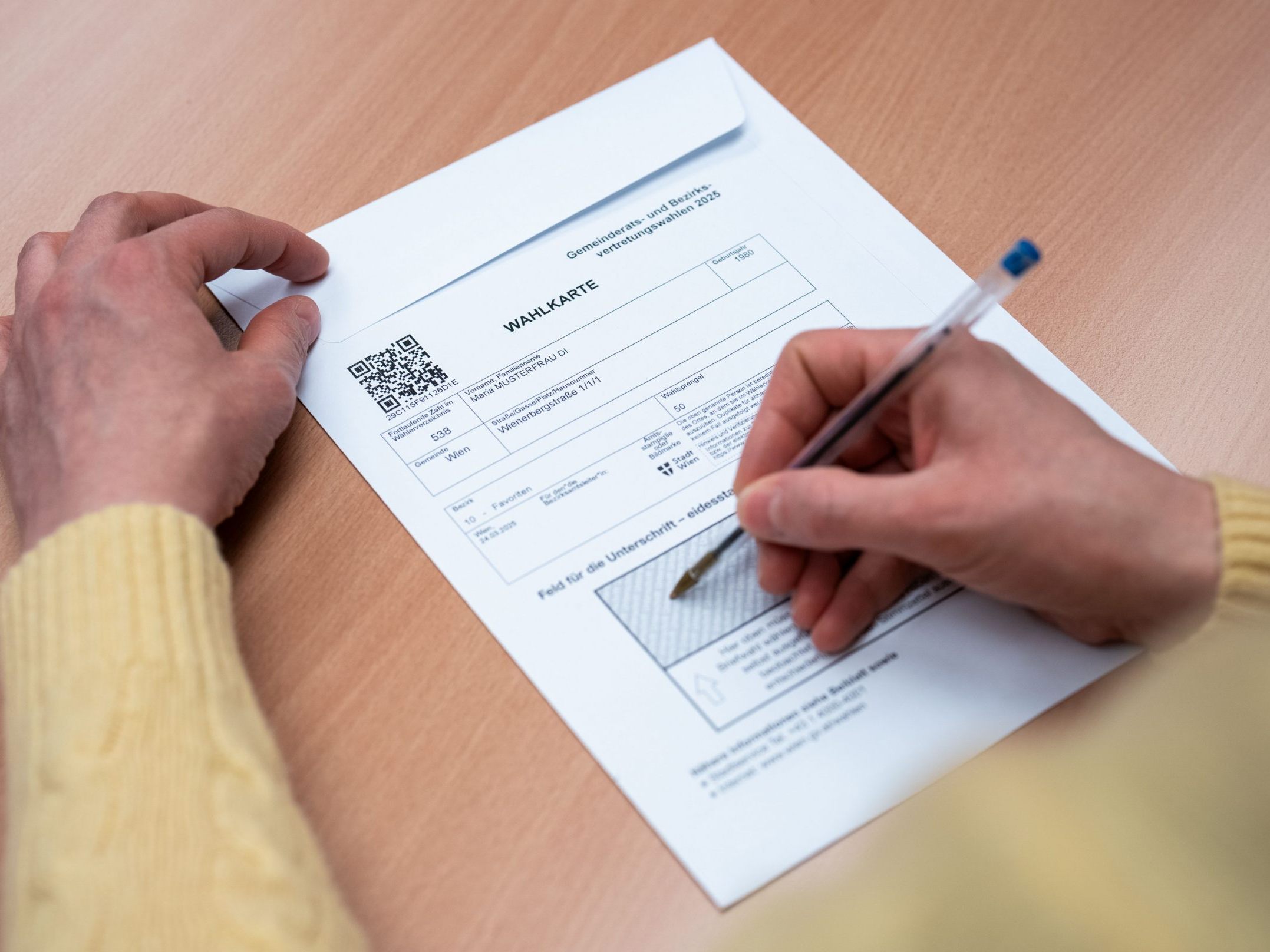 Diesmal weniger Wahlkarten als bei letzter Wien-Wahl ausgestellt. Diesmal weniger Wahlkarten als bei letzter Wien-Wahl ausgestellt.