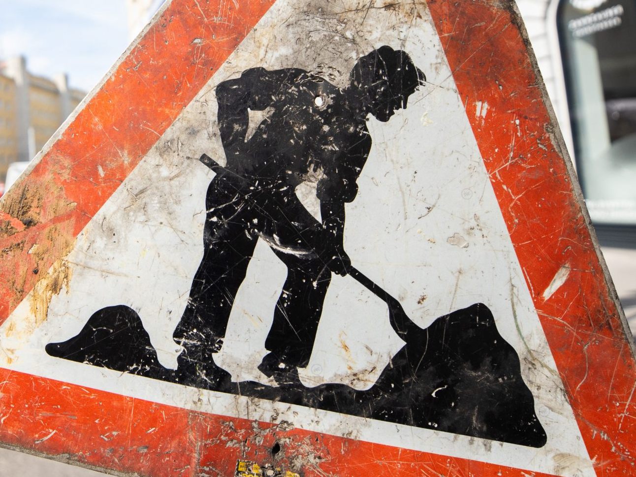 Bauarbeiten in der Wiener Innenstadt.