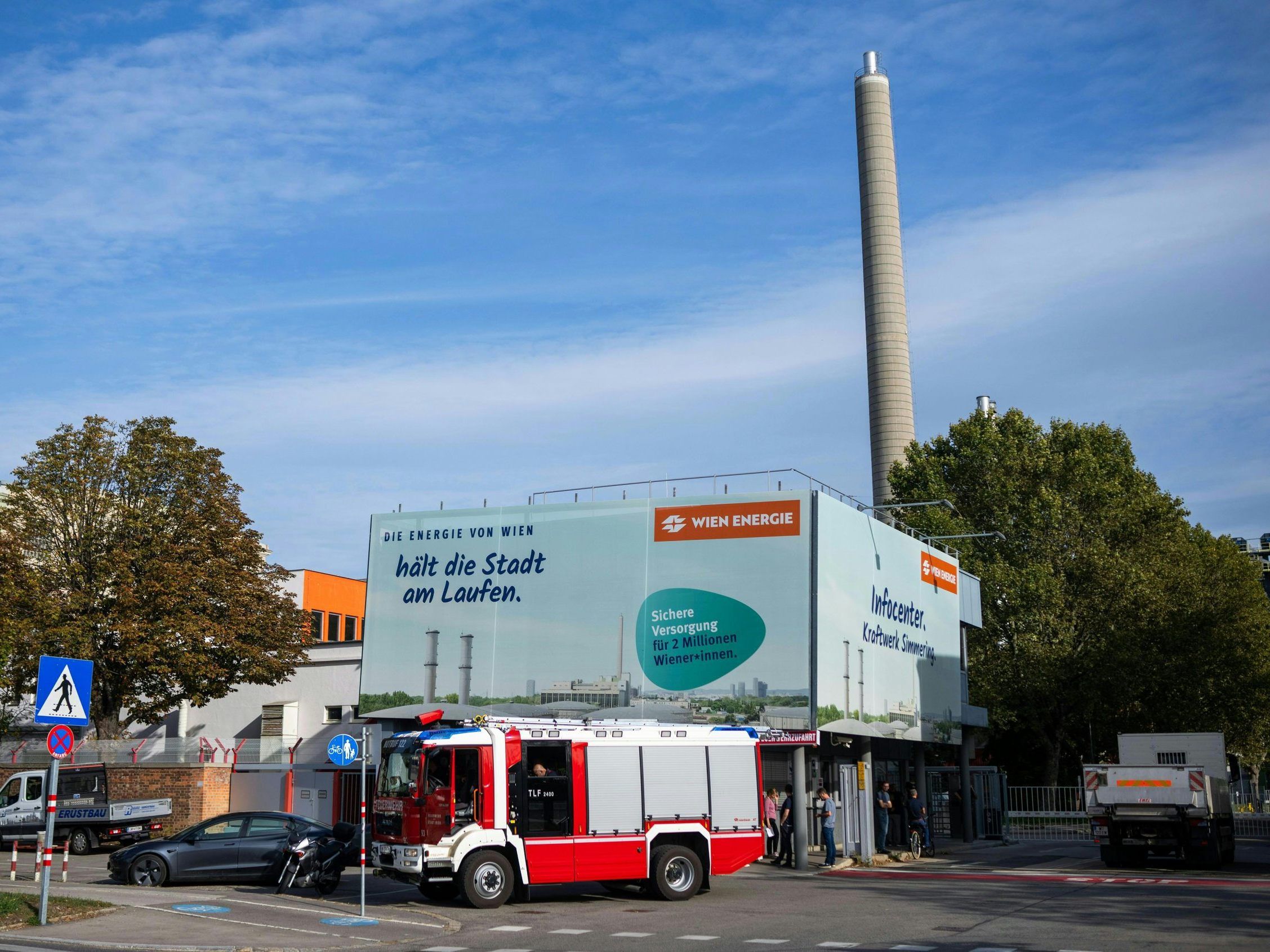 Tragischer Unfall im Kraftwerk Simmering. Tragischer Unfall im Kraftwerk Simmering.