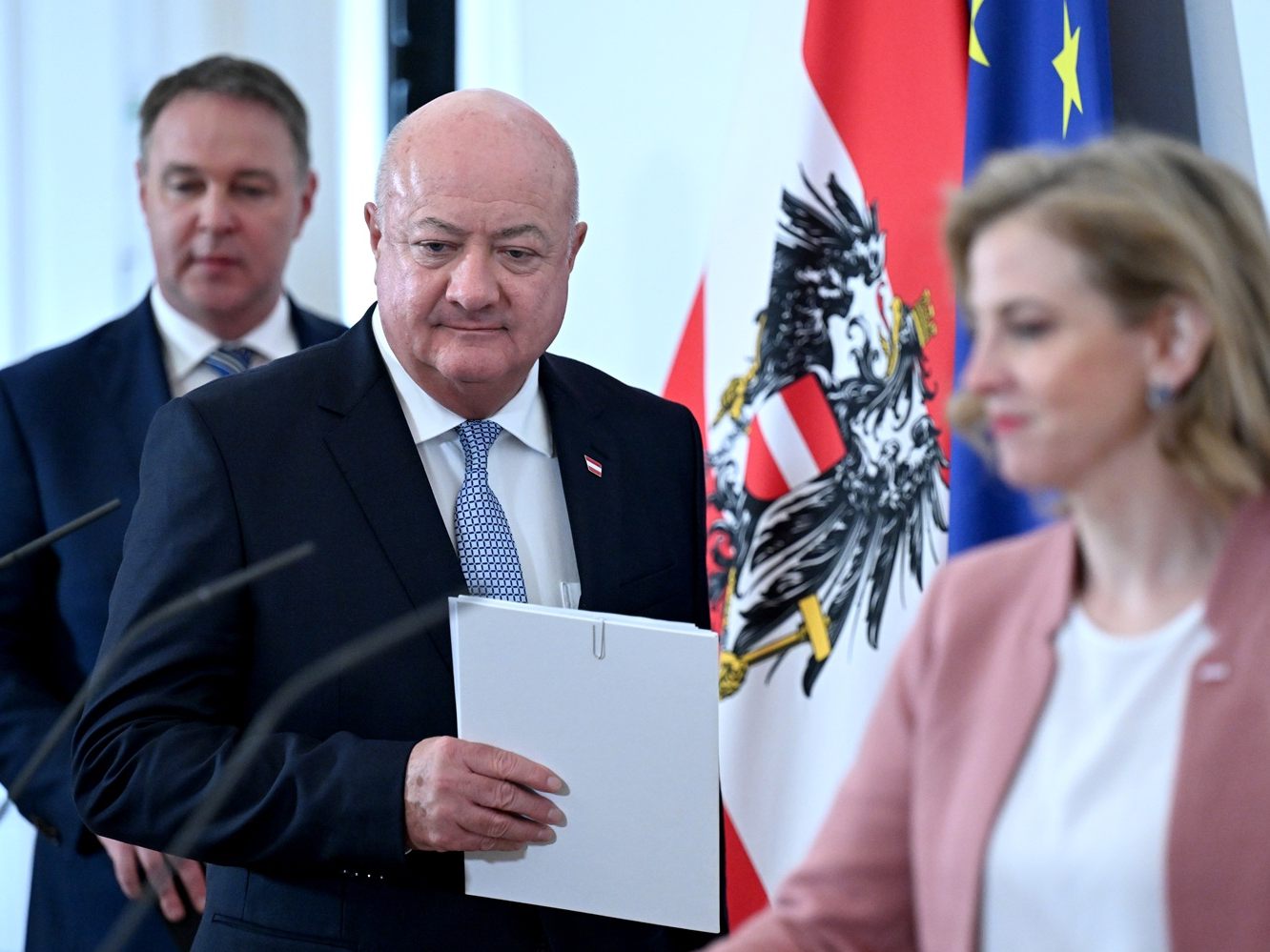 ÖVP, SPÖ und NEOS lobten "konstruktives Klima". ÖVP, SPÖ und NEOS lobten "konstruktives Klima".