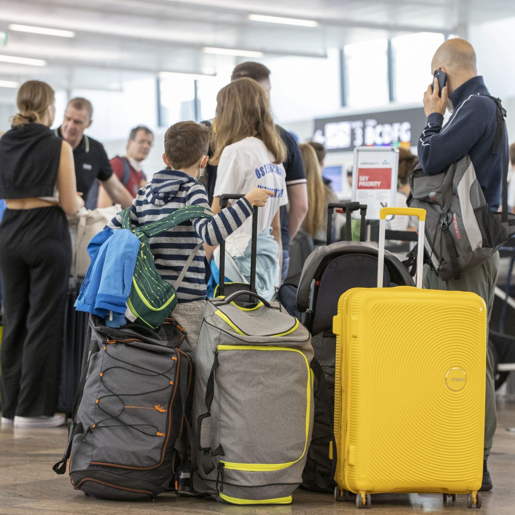 Leichter Passagierzuwachs am Flughafen Wien seit Jahresbeginn 2025.