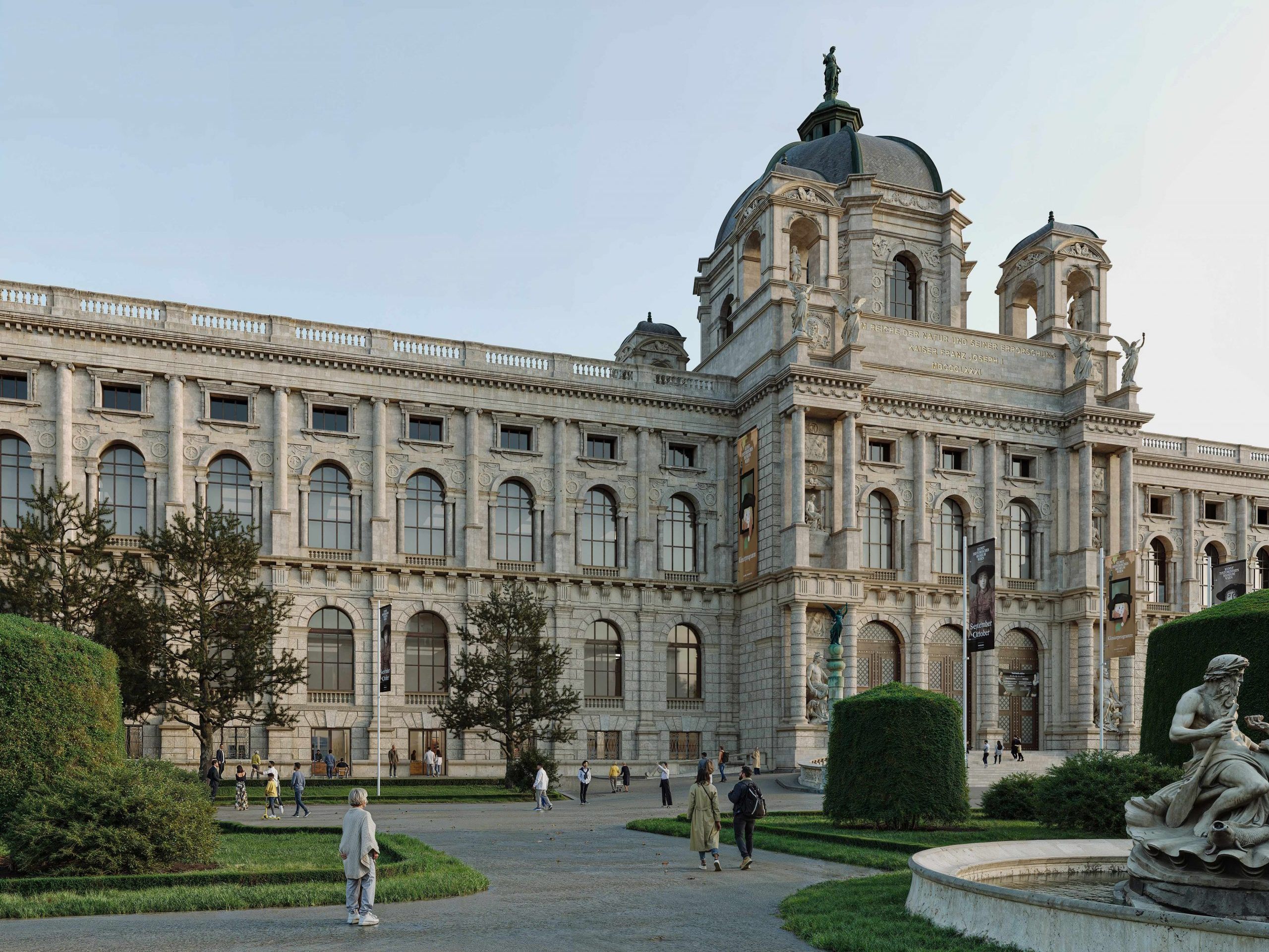Visualisierung des Kunsthistorischen Museums. Visualisierung des Kunsthistorischen Museums.