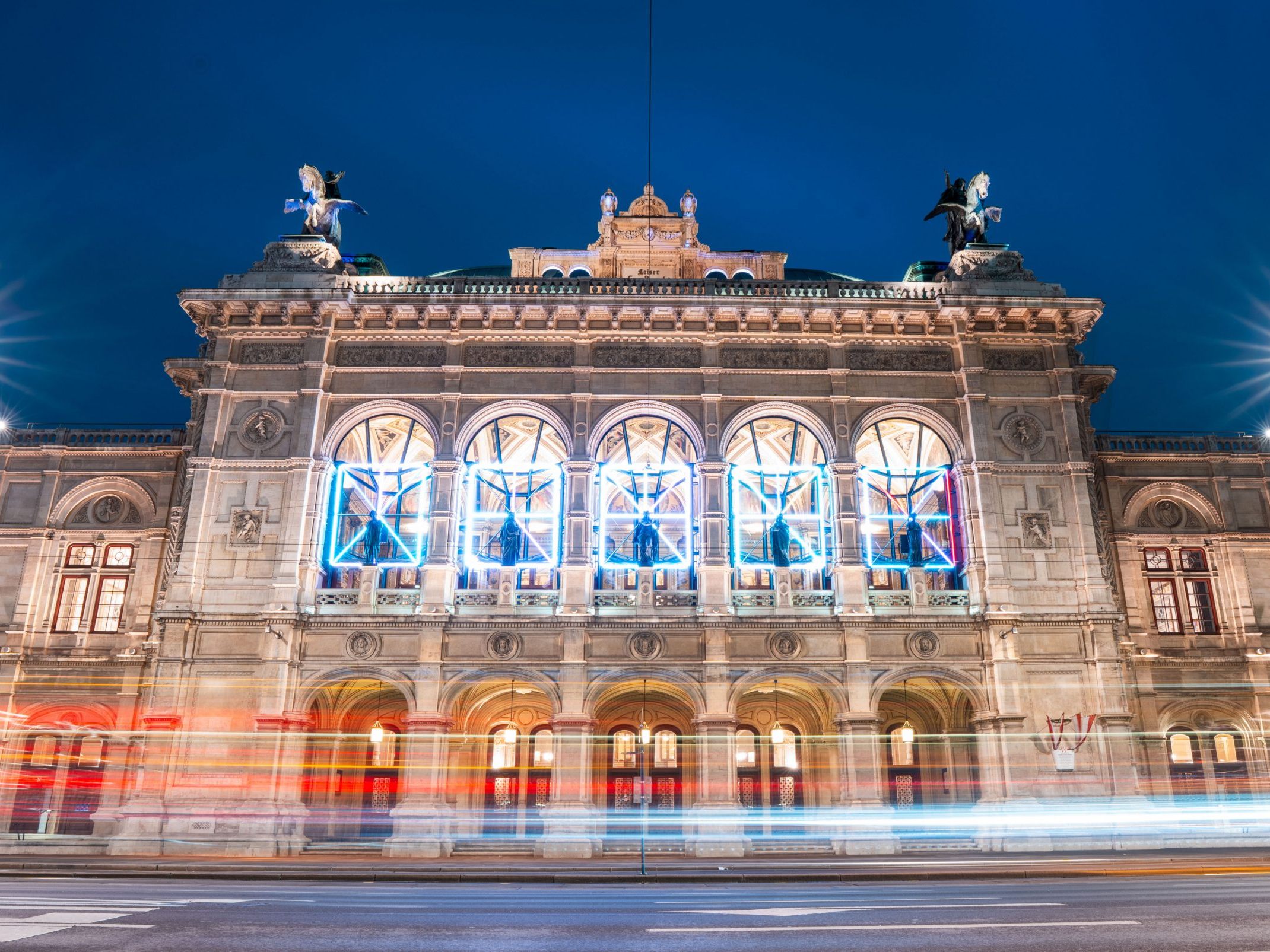 Die Wiener Staatsoper.