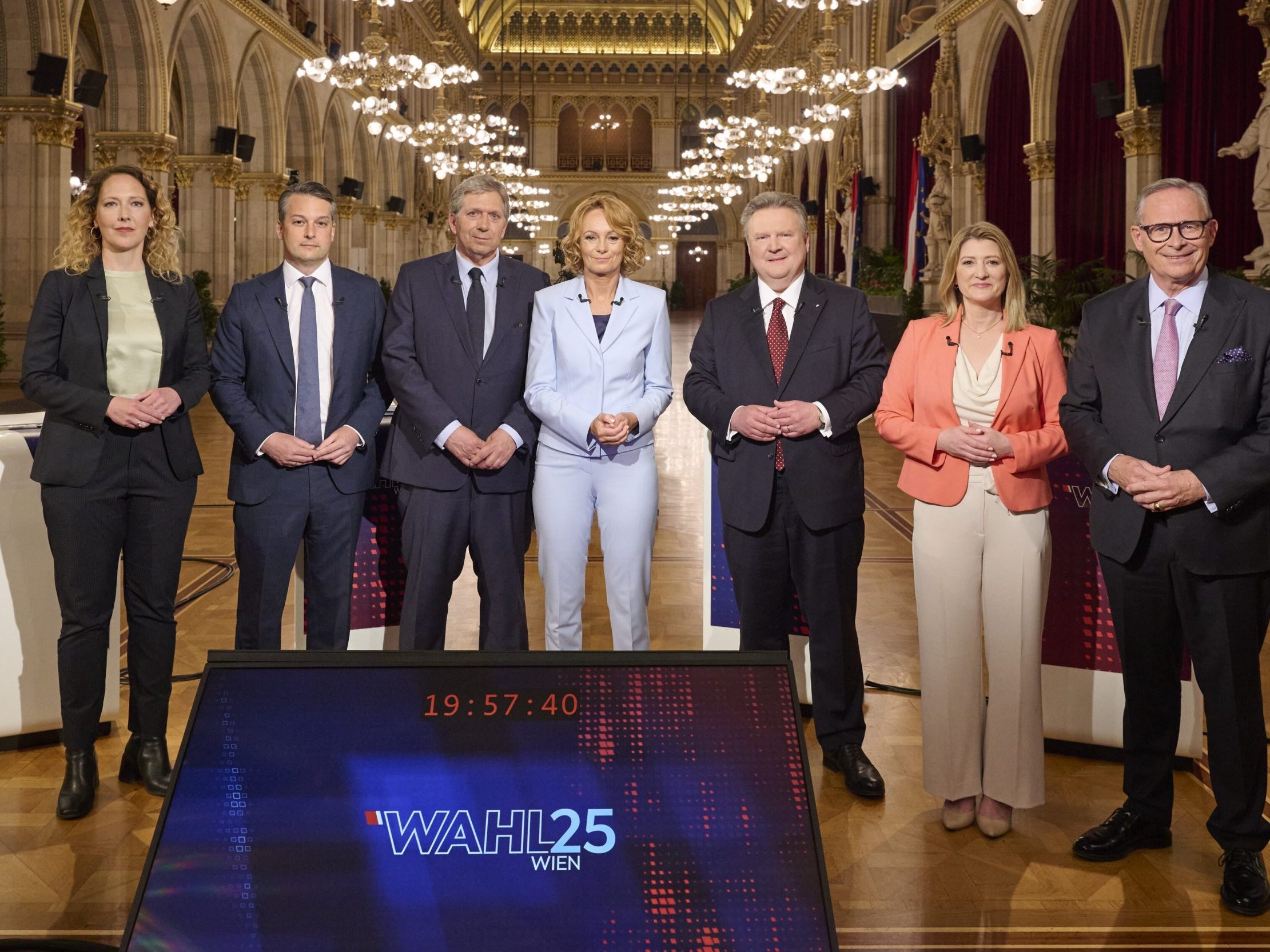 Die letzte Elefantenrunde vor der Wien-Wahl. Die letzte Elefantenrunde vor der Wien-Wahl.