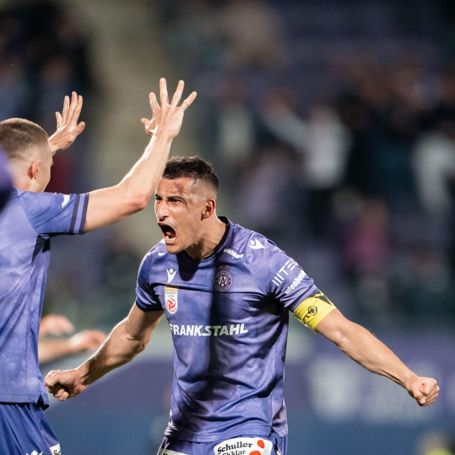 Die Wiener Austria feierte gegen Sturm einen 2:1-Sieg.