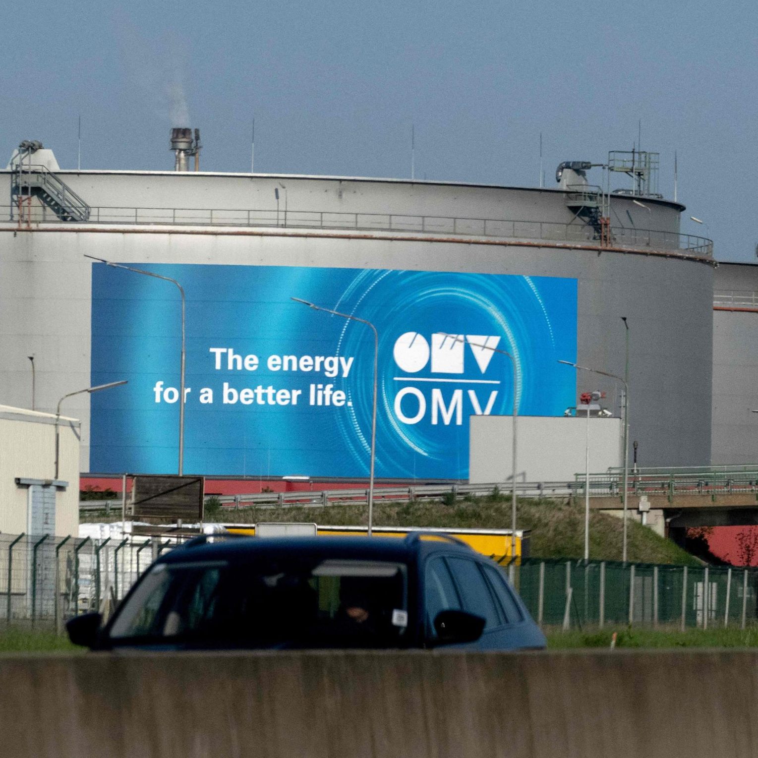 Betriebsstörung in der OMV-Raffinerie Schwechat bei Wien.