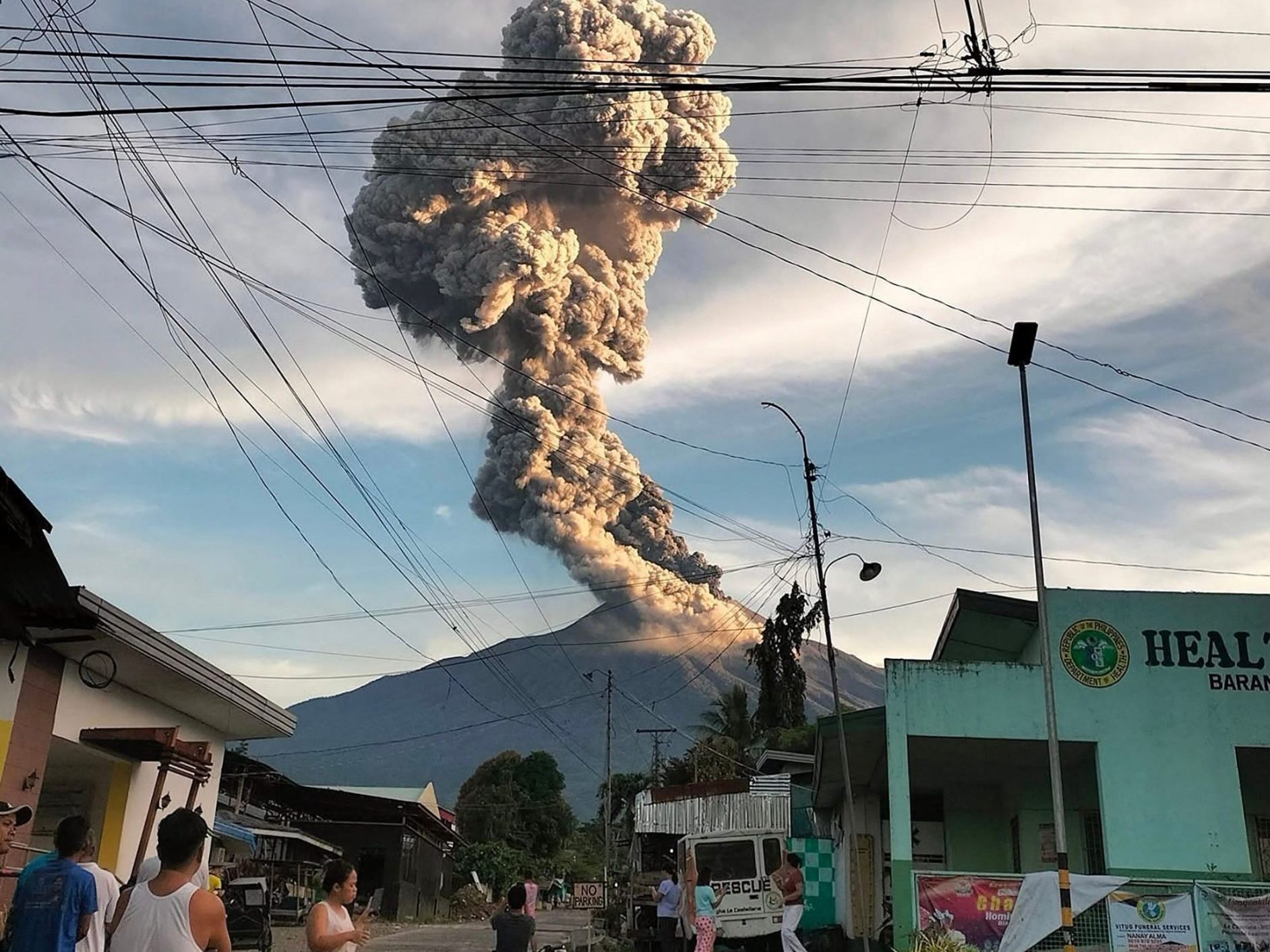 Vulkanausbruch auf den Philippinen