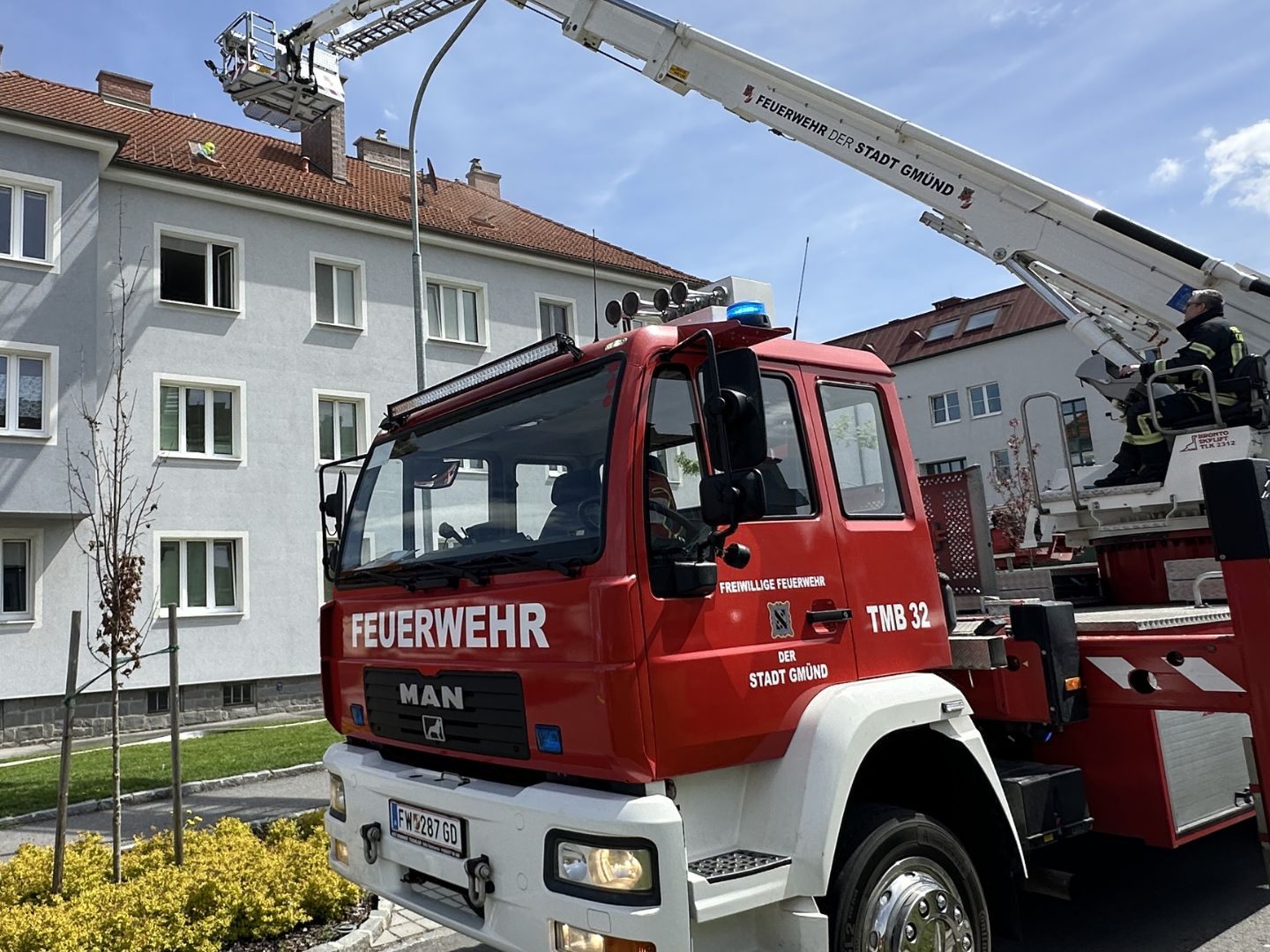 Zu dem Brand in Gmünd war es am Samstag gegen Mittag gekommen.