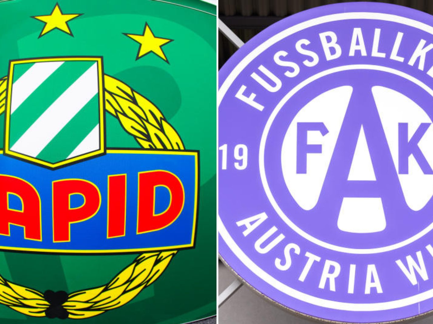 Rapid und die Austria haben die Lizenz für die Bundesliga-Saison 2025/26 erhalten. Rapid und die Austria haben die Lizenz für die Bundesliga-Saison 2025/26 erhalten.