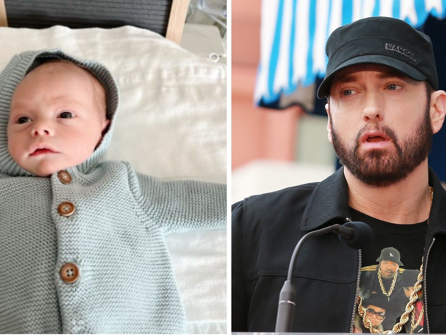 Eminem ist Opa geworden. Eminem ist Opa geworden.