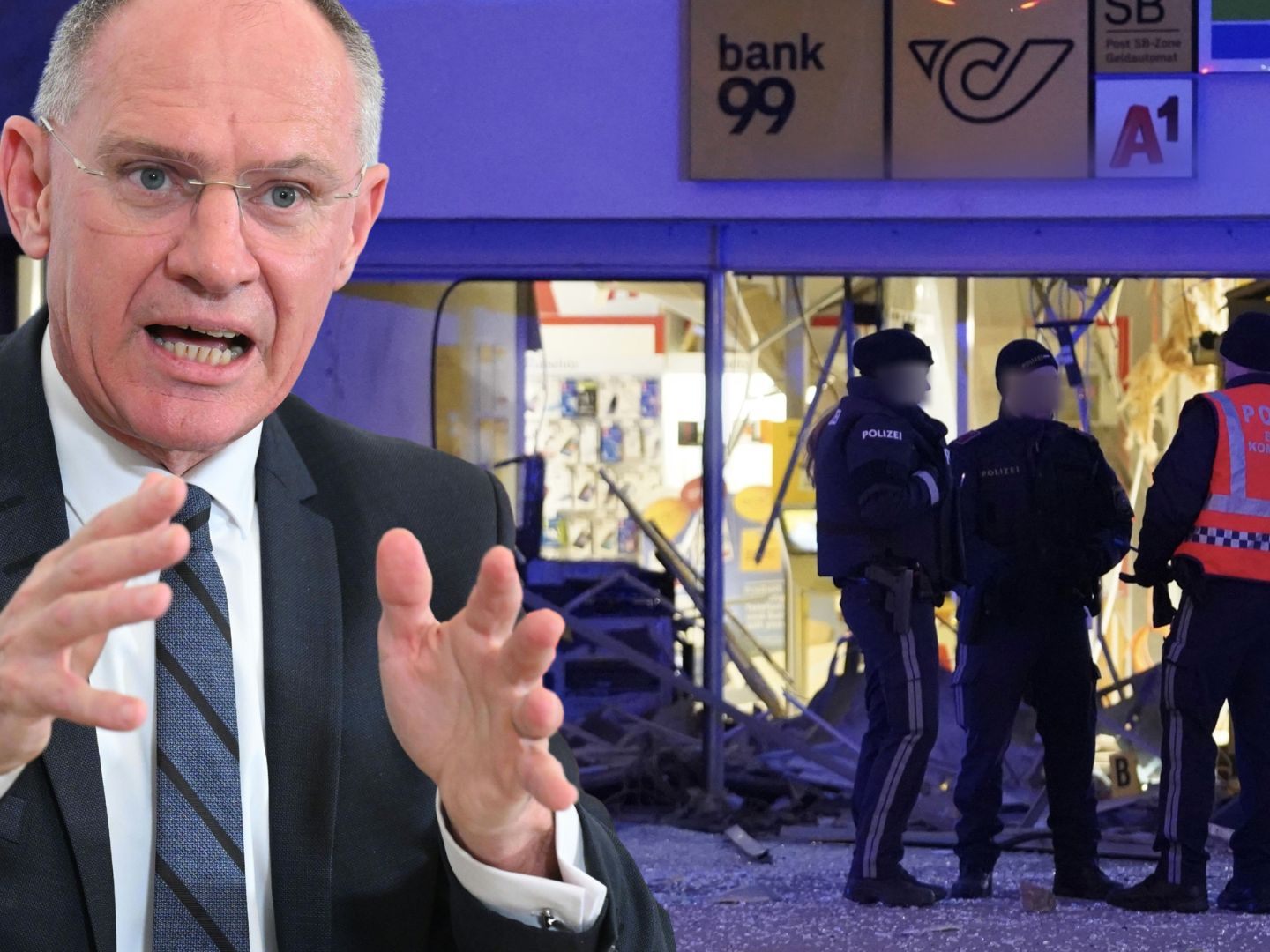 Innenministerium und Banken setzen auf KI und Vernebelung gegen Bankomatsprengungen.