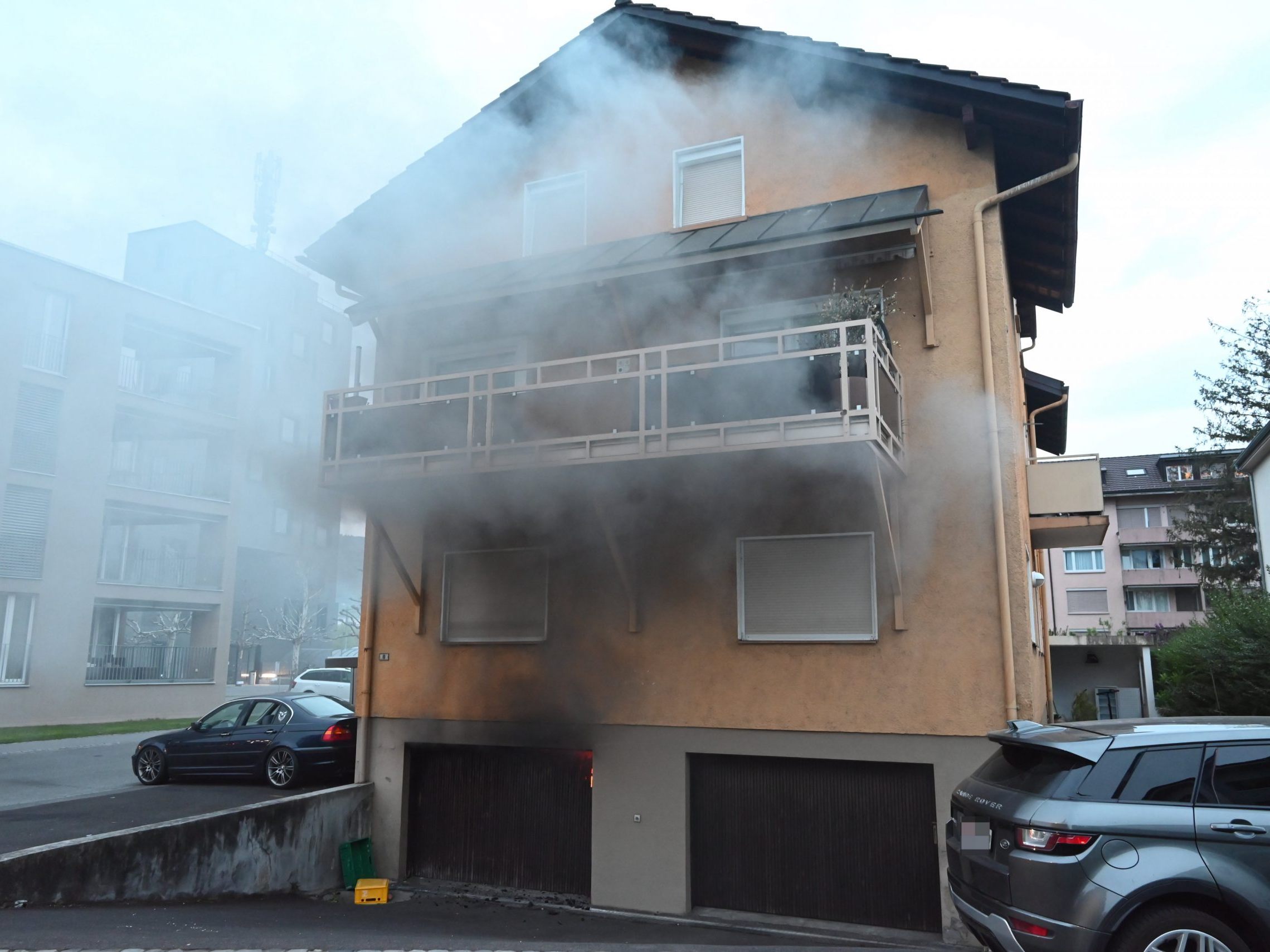 Vier Personen wurden leicht verletzt