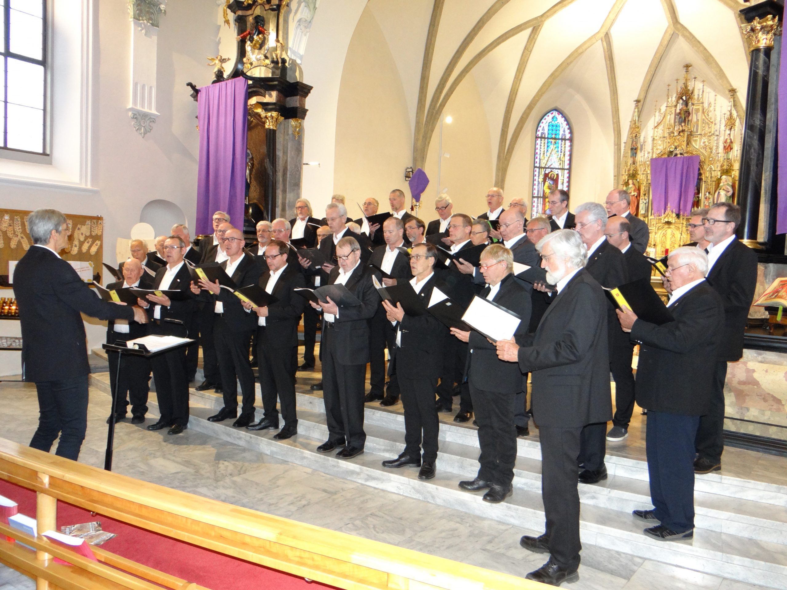 Gemeinschaftskonzert Liederkranz und Männerchor. Gemeinschaftskonzert Liederkranz und Männerchor.