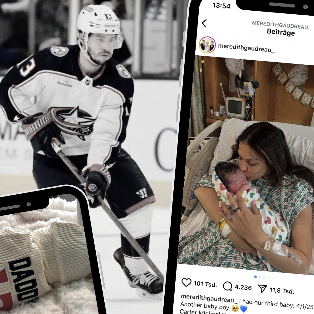 Das Baby ist das dritte Kind des Paares.