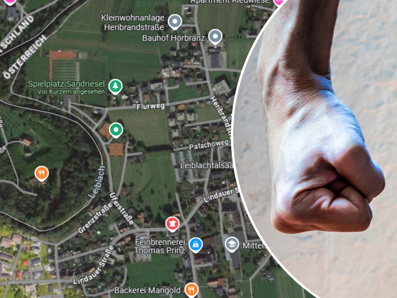 Der 22-Jährige wurde durch den Vorfall verletzt. Der 22-Jährige wurde durch den Vorfall verletzt.