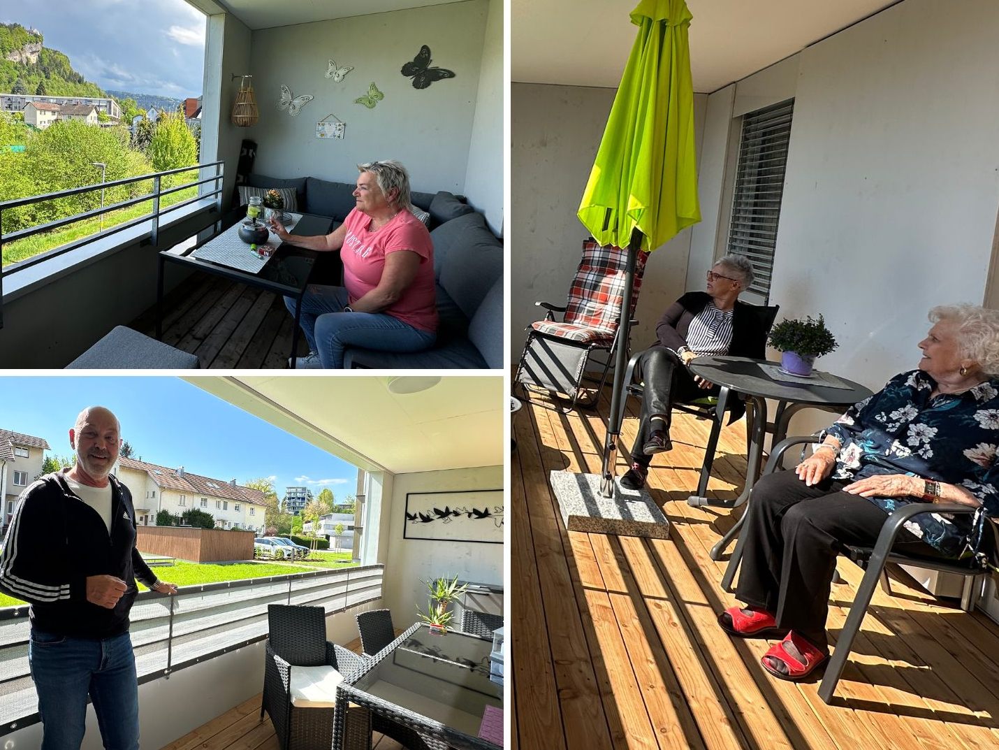 Drei neue Bewohner verraten, wie der Umzug ins Feldmoos für sie war.