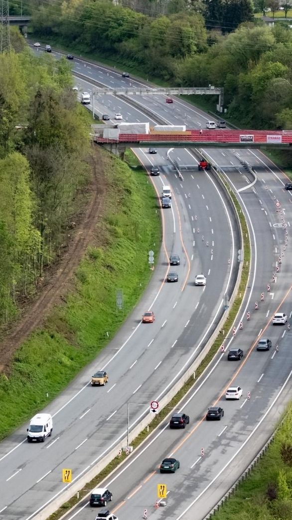 Wo es jetzt einen neuen zweiten Blitzer in der Baustelle gibt.