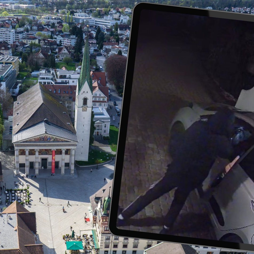Schreckmoment in Dornbirn: Ein Einbrecher war in der Gerbergasse unterwegs.