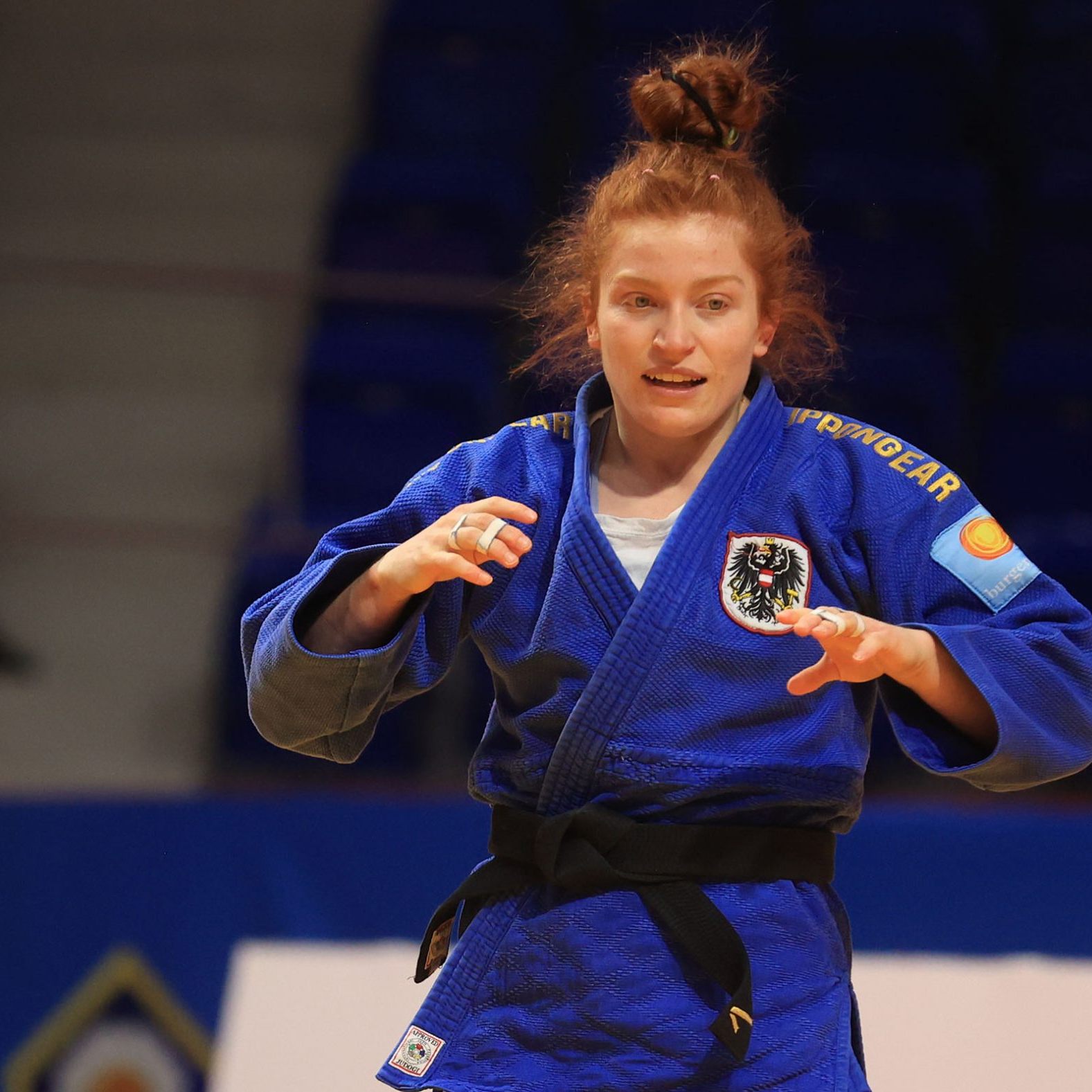 Lubjana Piovesana kämpft bei der Judo-EM in Podgorica um die Bronzemedaille.