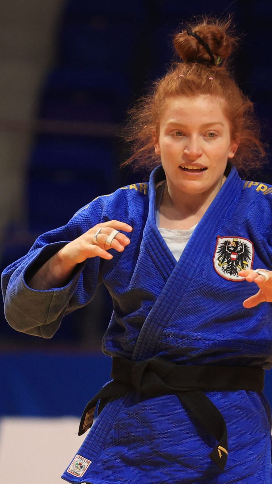 Lubjana Piovesana kämpft bei der Judo-EM in Podgorica um die Bronzemedaille.