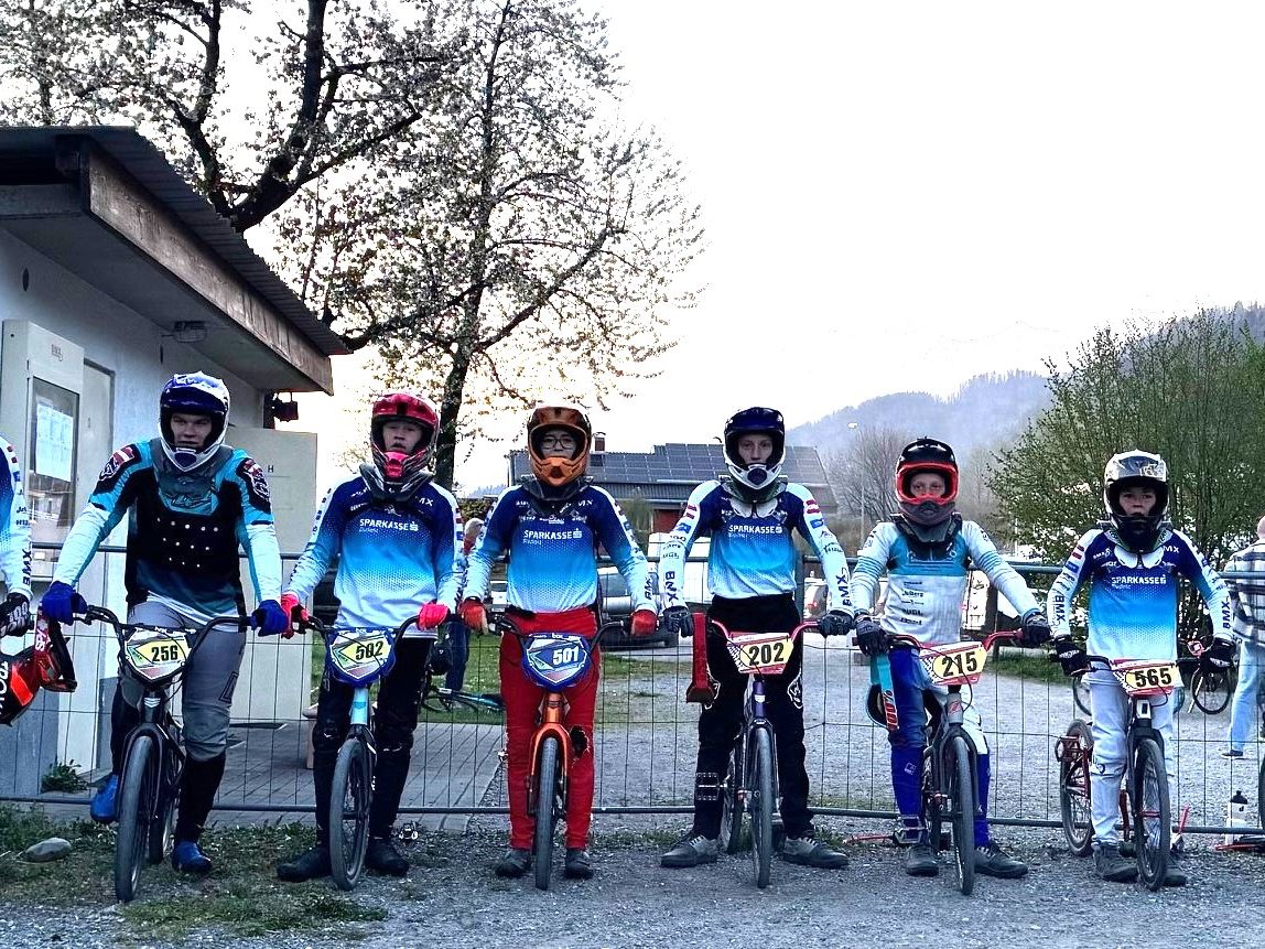 Die Top-8 des 1. Laufes zum BMX-Vereinscup