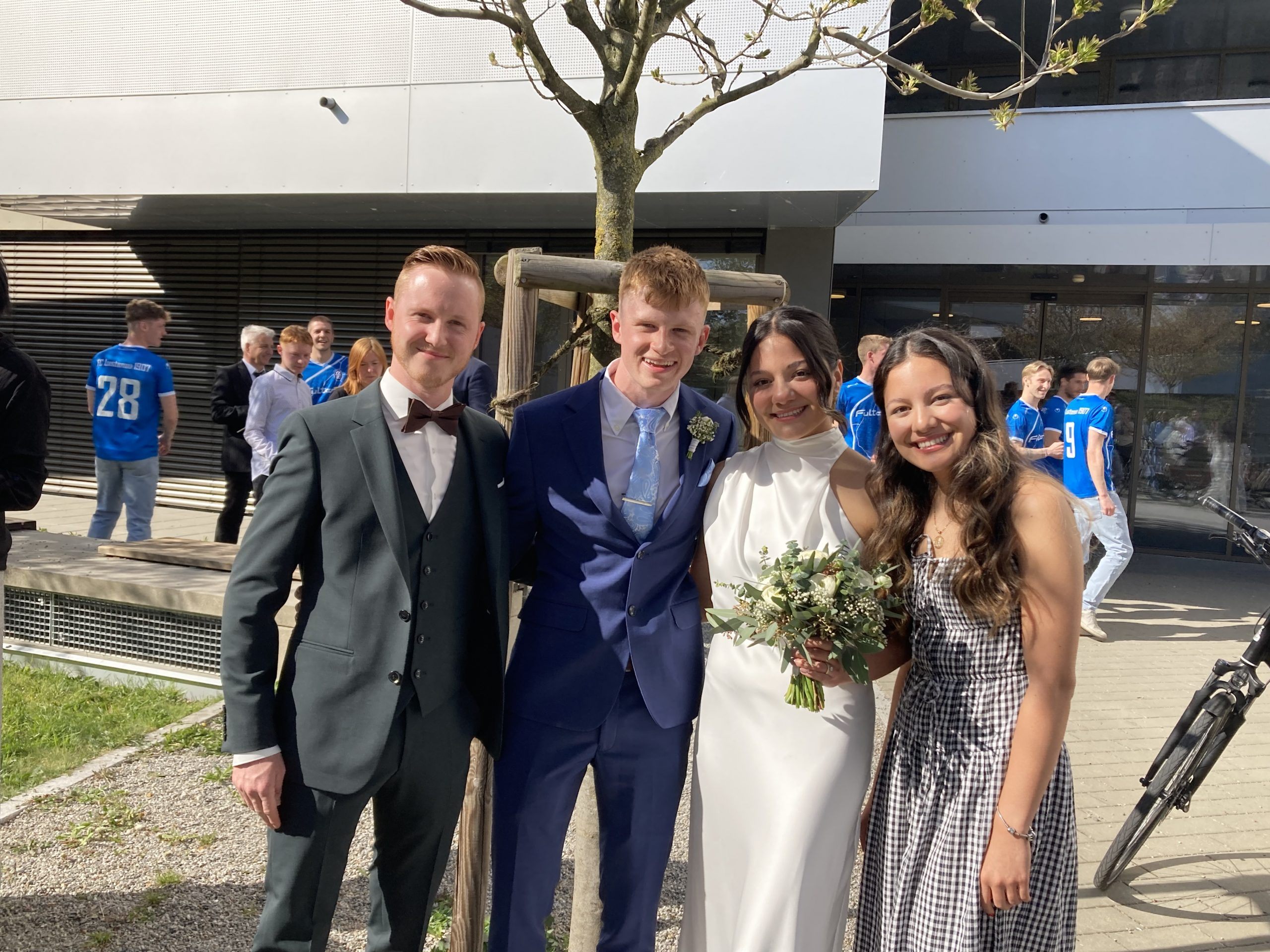 Vanessa Solis Garcia und Valentin Hämmerle feierten ihre standesamtliche Trauung.
