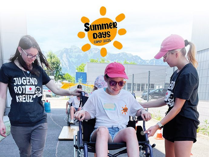 Spiel und Spaß und viele interessante Einblicke: Die SUMMER DAYS CAMPS des Roten Kreuzes Vorarlberg finden heuer zwischen 7. und 25. Juli 2025 statt.