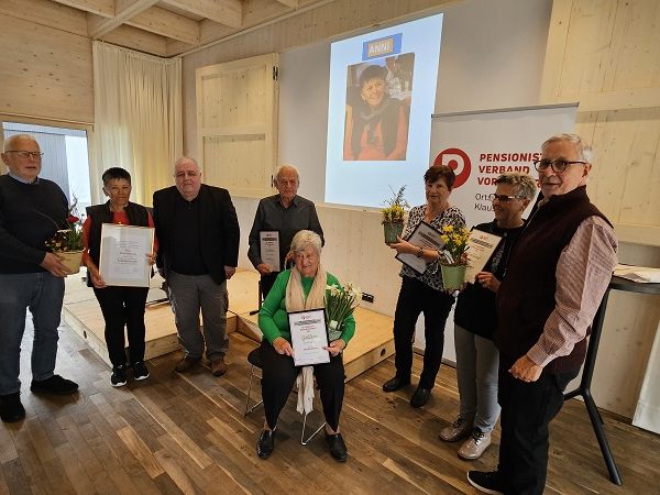 Ehrungen als Höhepunkt der Jahreshauptversammlung des PVÖ Klaus-Weiler
