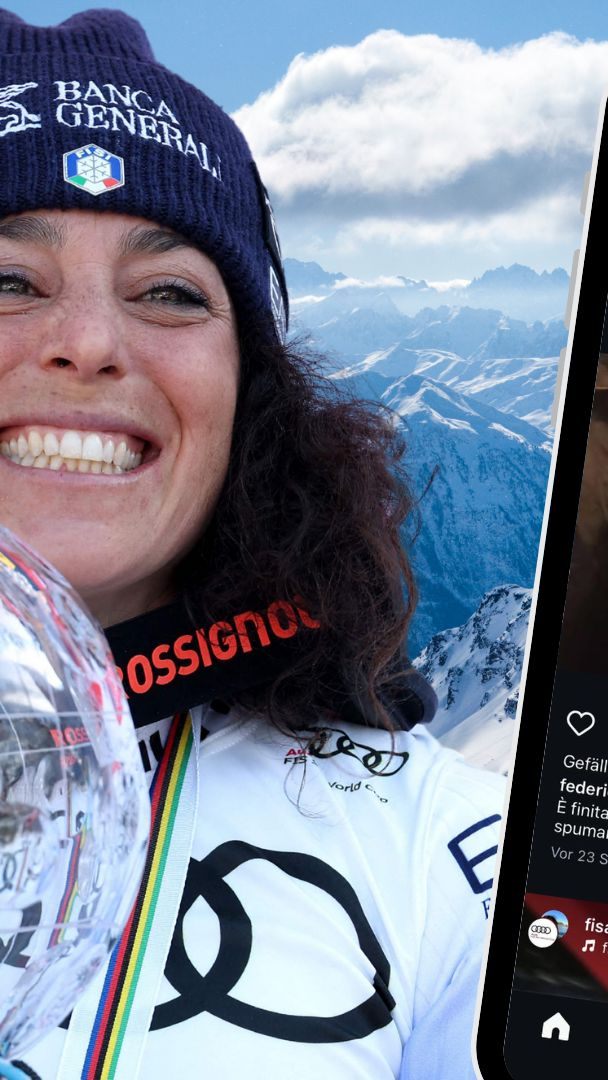 Federica Brignone zeigt nach ihrem Ski-Unfall eine auffällige OP-Narbe. Die 42 Stiche und eine ungewisse Genesung gefährden ihre Olympia-Teilnahme 2026.